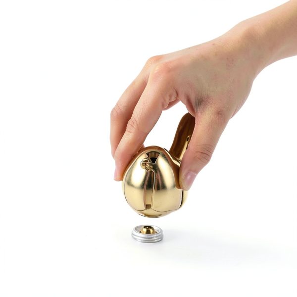 Quilax Gold Ceramic Toilet Bolt Covers Decorative Bird-5