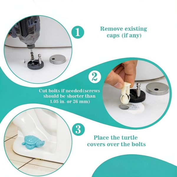 Ceramic Toilet Bolt Cover Wanmu Turtle Design-6