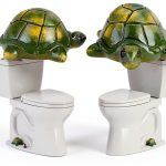 LIKDAY Turtle Toilet Bolt Caps Green Decorative Bathroom-0