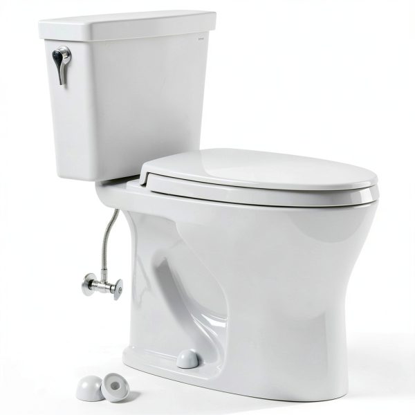 Jojofuny Toilet Bolt Covers ABS Silver Bird Design-6