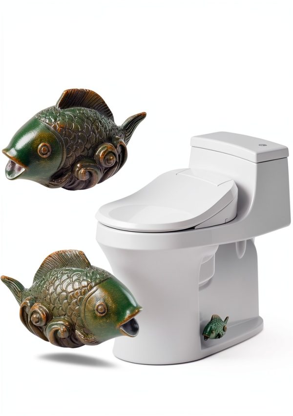 Lxmxgk Green Toilet Bolt Cover Cartoon Design-5