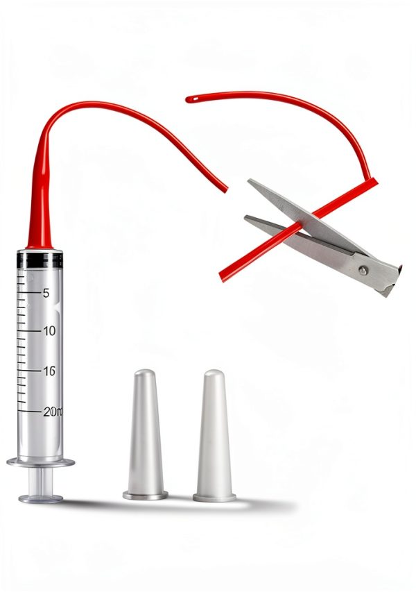 REDDOUDOU Pet Nursing Kit Feeding Syringes Puppy Kitten-2