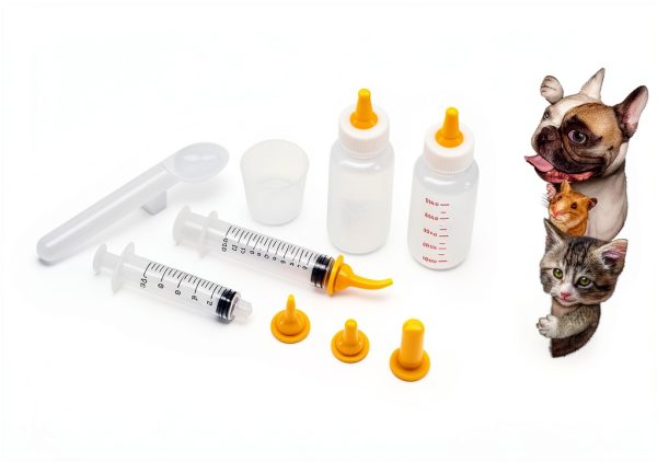 YeulYuuri Pet Nursing Kit Bottles Syringes Pacifiers Feeding-4