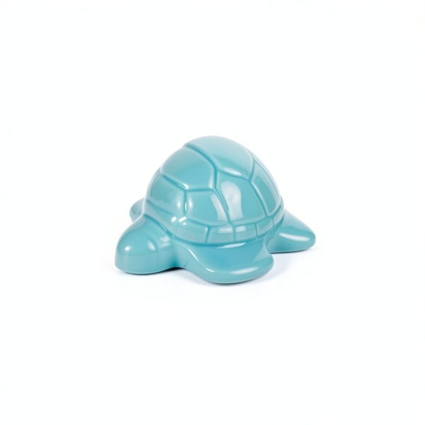 ETARTJMHNB Ceramic Toilet Bolt Covers Cyan Turtle Design-1
