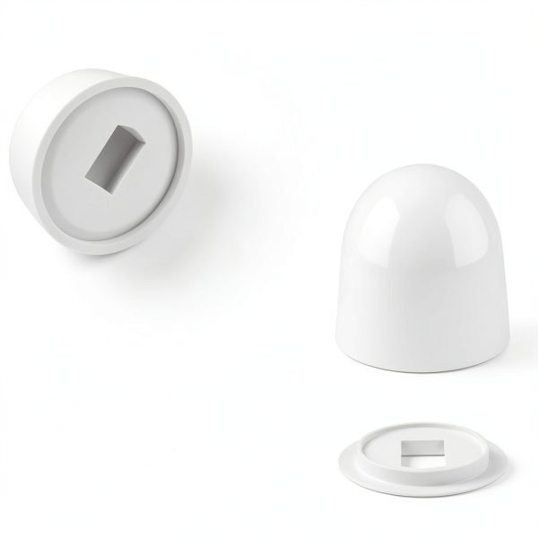 ZIUZI Toilet Cap Cover Universal Size Premium Plastic Design-4