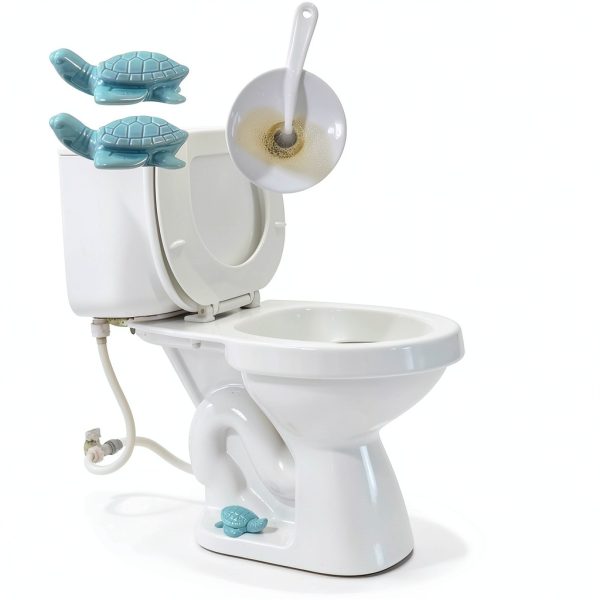 Ceramic Toilet Bolt Cover Wanmu Turtle Design-4