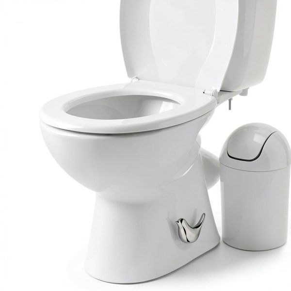 Jojofuny Toilet Bolt Covers ABS Silver Bird Design-5