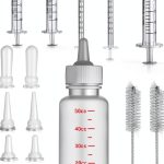 Sadnyy Pet Nursing Bottle Kit Silicone Nipples 4 Sizes-0