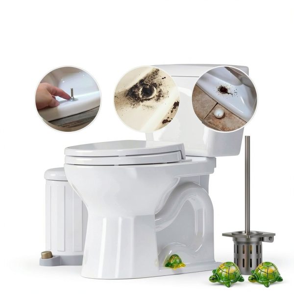 LIKDAY Turtle Toilet Bolt Caps Green Decorative Bathroom-4