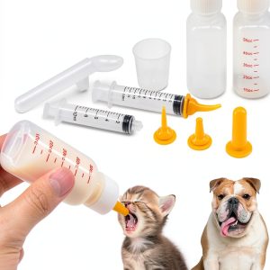 YeulYuuri Pet Nursing Kit Bottles Syringes Pacifiers Feeding-0