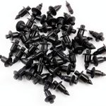 50pcs Motorcycle Fairing Rivets, 6mm Plastic Push Fit Clips for Honda For Suzuki Panel Trim Fasteners,Black,Quality Replacement Parts Motorcycle Accessories-0