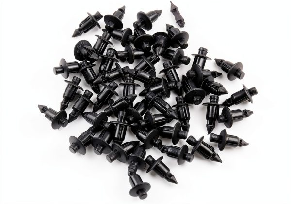 50pcs Motorcycle Fairing Rivets, 6mm Plastic Push Fit Clips for Honda For Suzuki Panel Trim Fasteners,Black,Quality Replacement Parts Motorcycle Accessories-0
