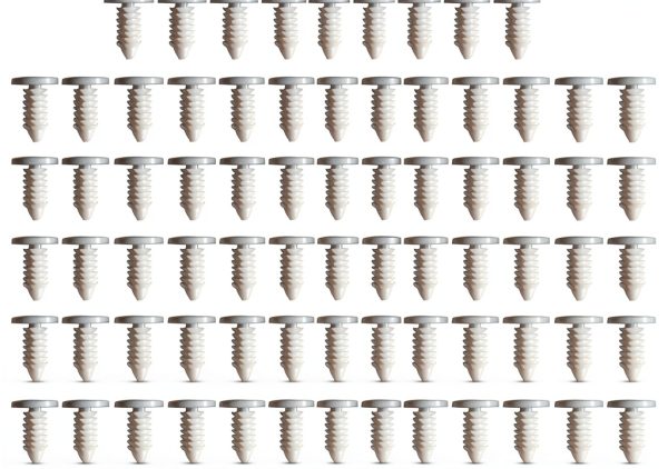 100 Pieces Push Rivets for Car Bumpers Doors, KIIFENG Pressure-0