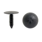 Generic Car Auto Bumper Door Trim Fender Plastic Push in Rivets Panel Fastener Gray 50 Pcs-0